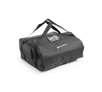 HENDI Sac de Transport et de Livraison de Pizzas, Sac à Dos de Livraison de Nourriture, isolé, imperméable, intérieur 45x45x(H) 18cm, Noir, 47x47x(H) 21cm
