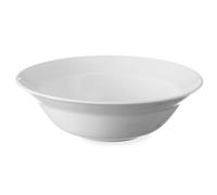 HENDI Saladier, bords renforcés, émaillage de qualité, résistance aux impacts et à l'usure, convient à micro-ondes et lave-vaisselle, ø190mm, porcelaine blanche