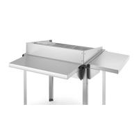 HENDI Seitliche Arbeitsplatte für Grillsystem Green Fire, 480x298x(H)160mm