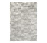 HENDI Sets de table, design: motif géométrique, motif tissé, lot de 6 pièces, antidérapant, facile à nettoyer, 450x300mm, PVC (vinyle), argent