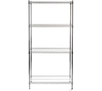 HENDI Système d'étagères 4 tablettes, 910x455x(H)1830mm