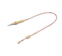 HENDI Thermocouple universel pour réchauds et barbecues à gaz, avec capteur thermique, écrous de fixation, (L)319 mm, cuivre et laiton