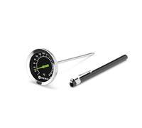 HENDI Thermomètre analogique professionnel, plage de température 0-300 °C, avec sonde en acier inoxydable et étui de protection avec clip métallique, ø52x(H)140mm