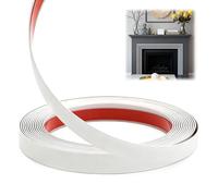 HENGBIRD moulure adhesive en PVC, blanche 7 m x 10 mm moulure plafond, flexible, pour la finition des murs et des plafonds. Moulure décorative autocollante non toxique pour murs, cuisines