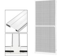 Hengda 120 x 210 cm Moustiquaire Protection contre les insectes Porte Cadre en aluminium Protection contre les moustiques Moustiquaire Gaze