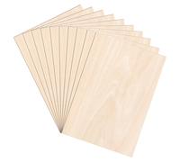 Hengda 50 pcs A3 plaque de bois | 420 x 300 x 3 | Découpes fines en contreplaqué | Feuille parfaite pour la scie à chantourner, la pyrogravure, la découpe laser, le routeur CNC, ajouré