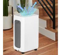 Hengda Déshumidificateur 26L/jour mode sommeil,Réservoir amovible 4.5L Minuterie 24 heures pour chambre à coucher Salle de bain Cave Armoire Bureau Garage contre humidité Saleté & moisissure