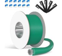 Hengda Kit de câble périphérique de 400 m Connecteur de câble Crochets LongLife Piquets Robot tondeuse