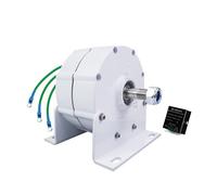 HENGJINGTR Alternateur à Aimant Permanent triphasé 16000W 12V-220V | Sans engrenage avec éolienne de base Efficace et sans bruit pour la production d'énergie hydroélectrique/éolienne