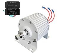 HENGJINGTR Générateur d'aimant Permanent 12000w sans engrenage, 750 TR/Min AC CC Power Magnetic Dynamo Water Turbine Hydro Alternateur (12V-220V),48v