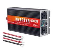 HENGJINGTR Onduleur Solaire à Onde sinusoïdale Pure Hors réseau, 6000W DC 12V-72V vers 120V/230V, onduleurs convertisseurs électriques pour Maison, Camping-Car, Camion,60V to 230V 60Hz