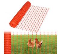 HENGMEI 2 x 80 m - Clôture de chantier - Clôture de délimitation - Clôture de délimitation - Clôture de clôture - Clôture de clôture pour animaux de ferme - 100 cm de haut - Filet de protection en