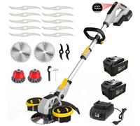 Hengriacly Débroussailleuse avec batterie 21 V pour batteries Makita