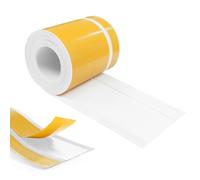Hengrongshen Plinthe Souple PVC Autoadhésive 70 mm x 20 mm x 18 m, Imperméable Anti-Moisissures Résistante à l'Huile, pour Cuisine Salle de Bain Chambre Garage (Blanc)