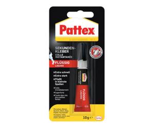 Henkel Pattex Colle cyanoacrylate Blitz PSK3C 10g pour céramique/porcelaine pour bois/cuir Quantité:12
