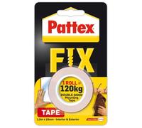 Henkel Pattex Fix Pattex Fix 120 kg Rouge 19 mm x 1,5 m Ruban bilatéral 1,5 m x 19 mm 120 kg
