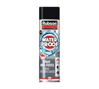 Rubson Revêtement d'étanchéité Aquablock Spray – Colmate les fuites et fissures – 300 ml Noir