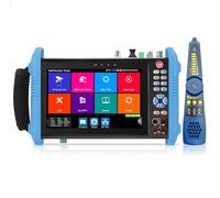 Henkion testeur de vidéosurveillance IPC-9800CMADHS Pro,écran Tactile IPS 7 Pouces, Test IPC 8K et CCTV Test de caméra 4K 8MP HD-TVI CVI AHD SDI, multimètre, testeur de câbles POE HDMI VGA WiFi RS485