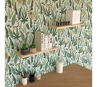 Henor Étagère Murale en Bois 60 x 20 x 3 cm. Charge 25 Kg. Support caché. Réglable horizontalement. Vertical et Inclinaison. Pin Naturel