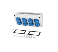 Hensel MI Connection Box 8x16A 2P PE 230V Schuko 300mm - Mi CB 18