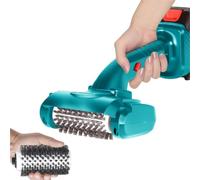 HENYEER Brosse électrique pour Gril Compatible avec la Batterie Makita 18V, Brosse de Nettoyage pour Gril avec tête de Brosse rotative à 360° en Acier Inoxydable et tête de Brosse en Nylon