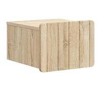 Heofavd Table de chevet murale en chêne Sonoma 33 x 34,5 x 24 cm