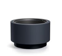 Heos Pot de fleurs - 24 x Ø 39,5 cm - Pot de fleurs rond pour intérieur et extérieur - Pour intérieur et extérieur - Décoration d'intérieur - Pour plantes d'intérieur - Pot de fleurs original -