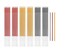 Heozhuyi 36 Pièces 2,8 mm Mines de Crayon de Menuisier, Mines de Marqueur Rechange de Trous Profonds Construction, Solide Marqueur de Crayon pour Marquage de Construction