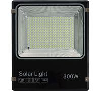 Hepoluz Abs Solar Led Panneau monocristallin 6000k Projecteur 300w Argent Argent One Size