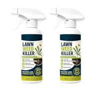 Herbicide à usage domestique, désherbant pour pelouse en spray（2pcs） | Désherbant à base d'acides organiques, pour le contrôle des mauvaises herbes au jardin
