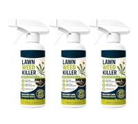 Herbicide à usage domestique, désherbant pour pelouse en spray（3pcs） | Désherbant à base d'acides organiques, pour le contrôle des mauvaises herbes au jardin
