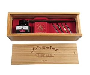 Herbin Boite cadeau encre noire perle