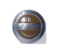 Herbin 20141T - Une boite de 6 cartouches d'encre pour stylo-plumes et stylos roller (produit sans emballage - objectif zéro déchet), Ambre de Birmanie