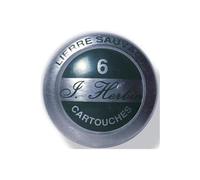 Jacques Herbin 20137T - Boite de 6 cartouches d'encre pour stylo-plumes et stylos roller (produit sans emballage - objectif zéro déchet), Lierre sauvage