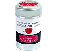 HERBIN Boîte de 6 cartouches d'encre standard Rouge caroubier