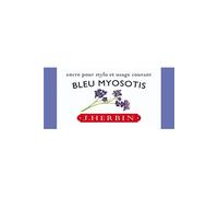 EXACOMPTA Herbin 13015T - Un flacon d'encre 30 ml pour stylo-plumes et stylos roller, Bleu myosotis
