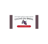 EXACOMPTA Herbin – Flacon d'encre 13045T 30 ml pour stylo-plumes et stylos roller – Cacao du Brésil
