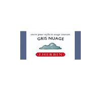 EXACOMPTA Herbin 13008T - Un flacon d'encre 30 ml pour stylo-plumes et stylos roller, Gris nuage