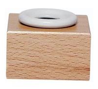 Herbin - Encrier porcelaine rond + support en bois G