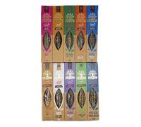 HERBIO - Encens en bâton - 20 g - Bâtons d'encens - 75 minutes longue durée (lot de 10 parfums)