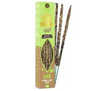 HERBIO Encens Smudge Naturel - Bâtonnets Purifiants 100% Plantes & Résines - Certifié Ecocert - Combustion 60 Min - Paquet 20g - Purification, Résines & Huiles Essentielles (Jasmin)