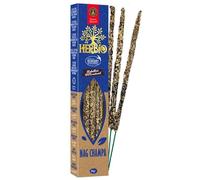 HERBIO Encens Smudge Naturel - Bâtonnets Purifiants 100% Plantes & Résines - Certifié Ecocert - Combustion 60 Min - Paquet 20g - Purification, Résines & Huiles Essentielles (Nag Champa)