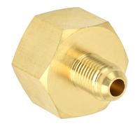 HERCHR Adaptateur en Laiton R134A, connecteur convertisseur W21 vers 1/4 SAE, Adaptateur de réfrigérant pour climatisation R32 R134A R407A R404A R422A R422D R507 R407C R417A R437A R407F