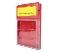 HERCHR Boîte à documents MSDS boîte visuelle verrouillage magnétique intégré stockage MSDS armoire de protection étanche étui de permis pour chantier