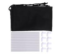 HERCHR Boîte de Filtre d'étang, 10 Pouces x 10 Pouces, Sac de barrière de Pompe à Eau Anti-colmatage, Filtre de Sac de Pompe en Nylon pour étangs de Poissons d'eau extérieurs