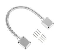 HERCHR Gaine Cable Porte,Conduit de Fil de Porte, diamètre intérieur de 8 mm, Cordon de Portes blindé télescopique, Montage exposé, câble de contrôle d'accès,Gaine de Passage en Acier Inoxydable