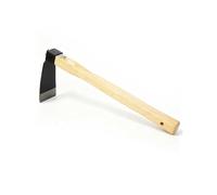 HERCHR Houe de Jardin, Outils de Jardin, Petite houe à Creuser avec Manche en Bois, râteau de Jardinage 14,96 × 4,72 Pouces pour Le désherbage, la Culture et la Plantation de palourdes