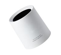 HERCHR Mini Poubelle, Poubelle De Comptoir De 1,5 L, Petite Poubelles Amovible, Petite Poubelles En Plastique,Petites Poubelless En Plastique, Petites Poubelless De Table(Blanc)