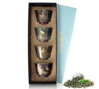 HERCHR Tasse à thé japonaise,4 Pièces Lot de tasse à thé en céramique,tasses japonaises,tasses à thé chinoises,service à thé,tasse à thé,tasse japonaise, japonais tasse à saké kung fu théière(#2)