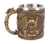 HERCHR Tasse En Acier Inoxydable, Chopes à Bière Avec Poignées, Chope à Bière Avec Cloche, Chopes à Bière Congelées Pour Congélateur, Fournitures De Boisson